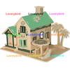 Lovelybird Toys Custom 3d Wooden Puzzle Sea View Villa