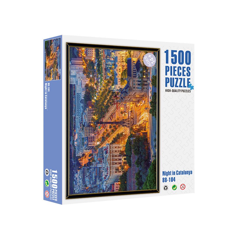 New Arrival Latest Design Custom Jigsaw Puzzle Oem 1500pcs Puzzles Adults Jigsaw