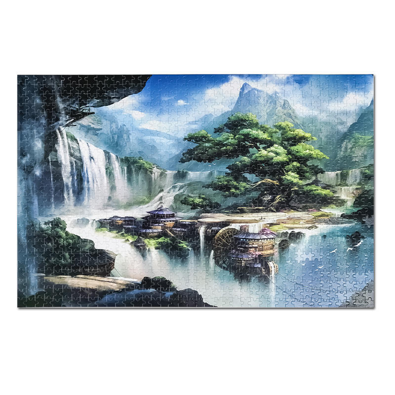 1000 pieces Puzzles Customized Educational Toys Game Wood Jigsaw Puzzle For Adults