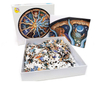Zodiac Toy Game Card 500 Pieces of Circular Puzzle