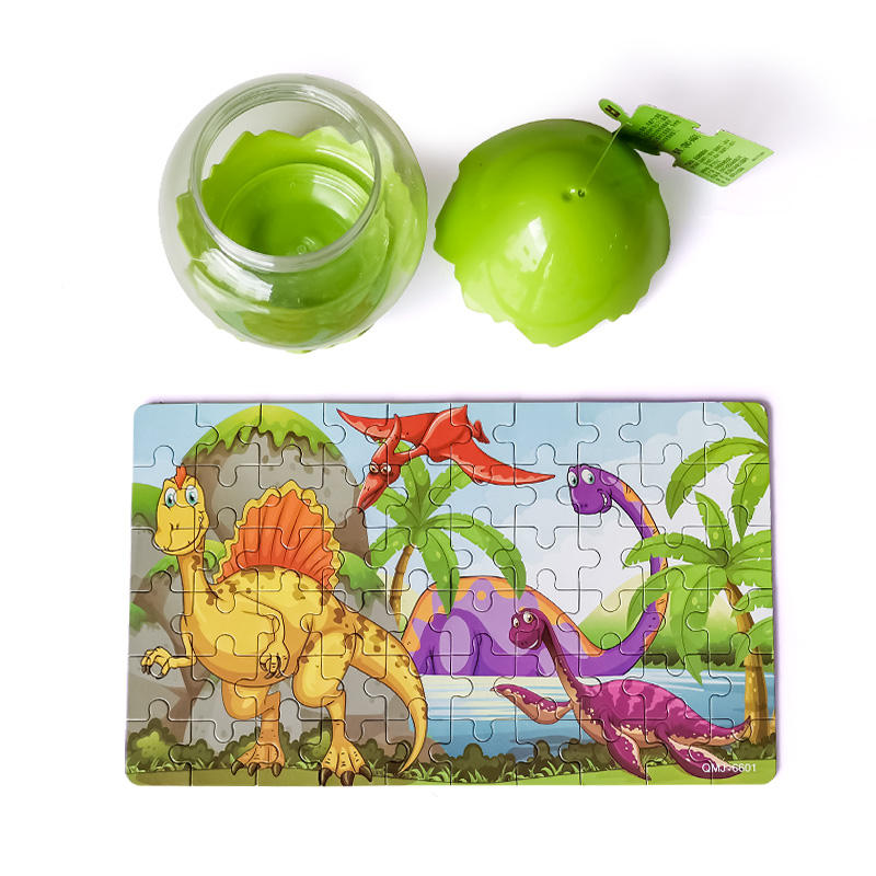 Hot Selling Dinosaur Egg Box Children's Puzzle 60 Pieces Puzzle