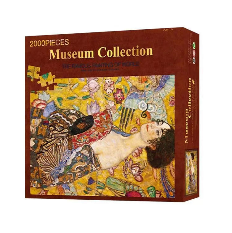 Custom 2000 Pcs Famous Painting Puzzle 2000 Piece Jigsaw Puzzle Board for Adults Gifts