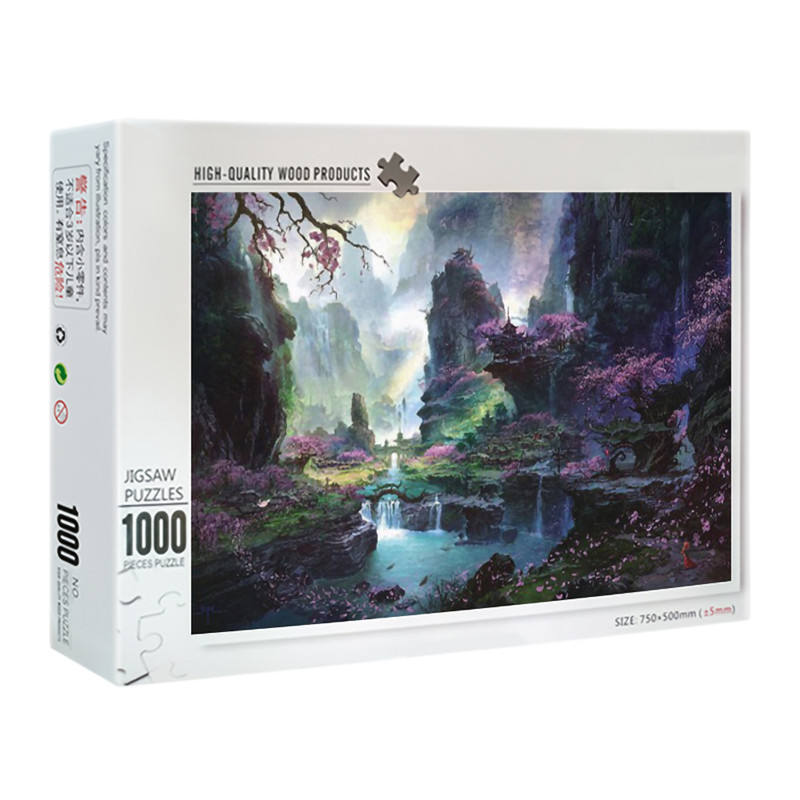 Wholesale Adult Printable custom Jigsaw Personalized Puzzle 1000 Pieces jigsaw puzzle