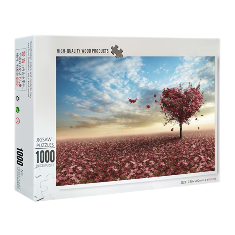 Wholesale 1000 Pieces Jigsaw Die Cut Custom wooden Puzzle Game manufacturer