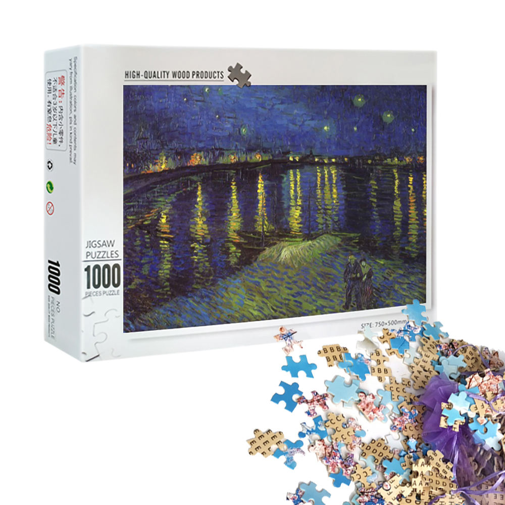 Factory Customize Jigsaw Puzzles Wooden 1000 Pieces For Teenagers