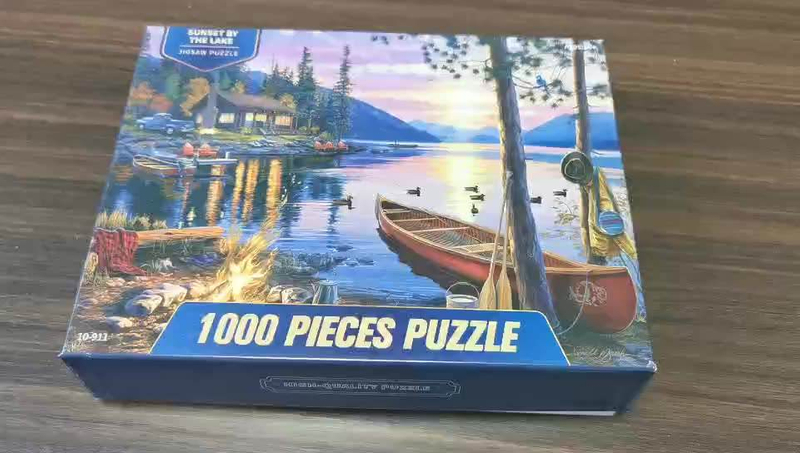 Whole OEM ODM Personalized Custom design Cardboard 500 1000 pcs pieces Jigsaw puzzle Manufacturer