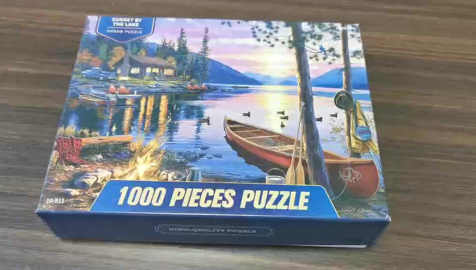 Wholesale jigsaw Puzzles Games custom 1000 piece puzzle game jigsaw For Adult