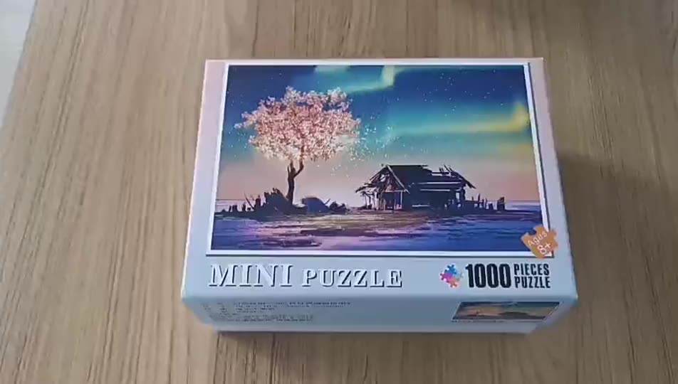 Custom DIY cartoon pretty girls adult toys wholesale adult printable puzzles games Jigsaw Puzzle 1000 pcs